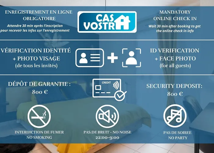 Pure Gold - Casa Vostra - Caution 800 Eur & Id Requises - Proche Chateau Rouge *
